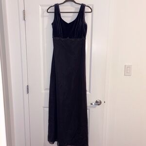 Arianna by Teresa Page maxi dress (black and blue)